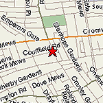 Click to continue to 'Contact Us' area.
